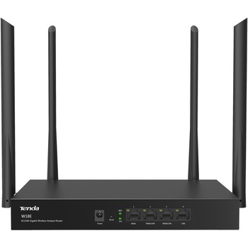 Router wireless Tenda Gigabit W18E Dual-Band, 2.4 / 5 GHz, 802.11 a/b/g/n/ac Router wireless Tenda Gigabit W18E Dual-Band, 2.4 / 5 GHz, 802.11 a/b/g/n/ac