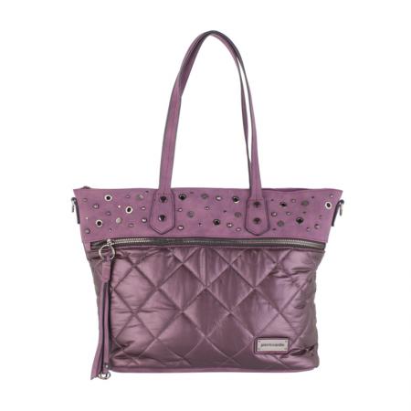 Geanta Pierre Cardin ,PCL1420T, Tesatura si piele ecologica Violet