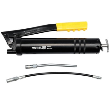 Pompa pentru gresat Vorel 400 ml, corp metalic, 280x56x1 mm Pompa pentru gresat Vorel 400 ml, corp metalic, 280x56x1 mm