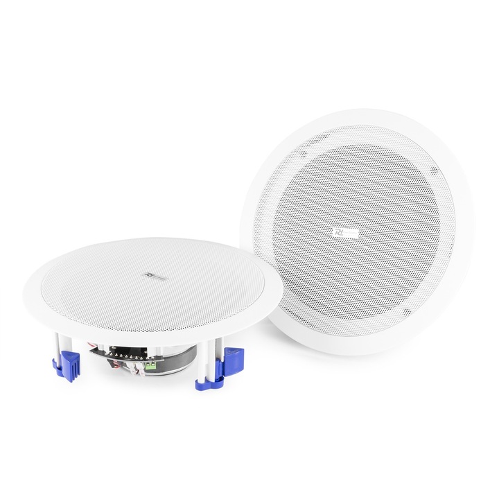 Комплект високоговорители за таван с усилване, Bluetooth, 8", 60 W RMS, 8 ома, Power Dynamics CSBT80