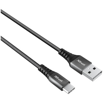Cablu de date Trust Keyla Strong, USB Type C, 1m, Negru Cablu de date Trust Keyla Strong, USB Type C, 1m, Negru