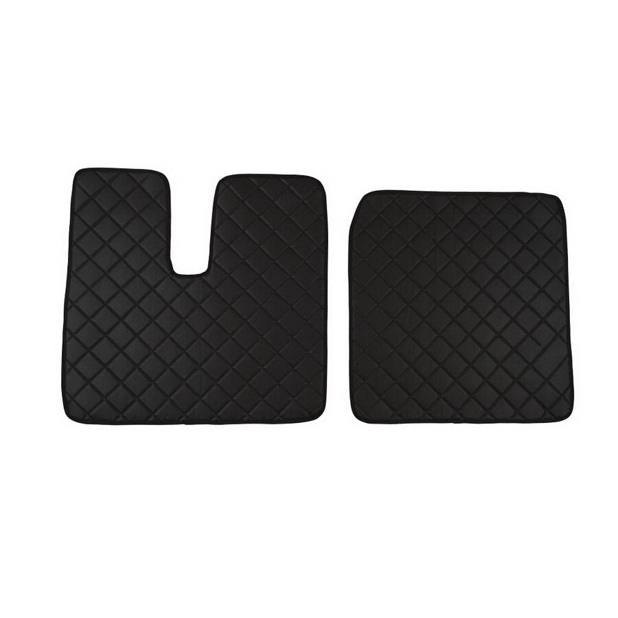 Set 2 covorase camion F-Core, Piele-ECO, pentru MAN TGA, TGX, Negru