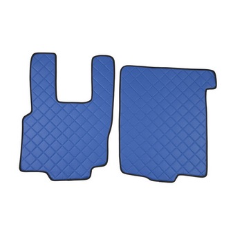 Set 2 covorase camion F-Core, Piele-ECO, pentru DAF XF 105, XF, Albastru Set 2 covorase camion F-Core, Piele-ECO, pentru DAF XF 105, XF, Albastru