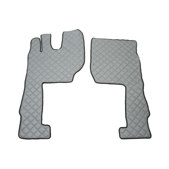 Set 2 covorase camion F-Core, Piele-ECO, pentru VOLVO FH 16 II, 2012+, Gri Set 2 covorase camion F-Core, Piele-ECO, pentru VOLVO FH 16 II, 2012+, Gri