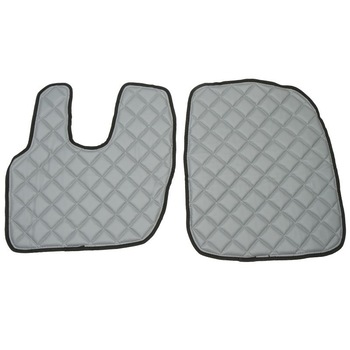 Set 2 covorase camion F-Core, Piele-ECO, pentru Renault T, 2013+, Gri Set 2 covorase camion F-Core, Piele-ECO, pentru Renault T, 2013+, Gri