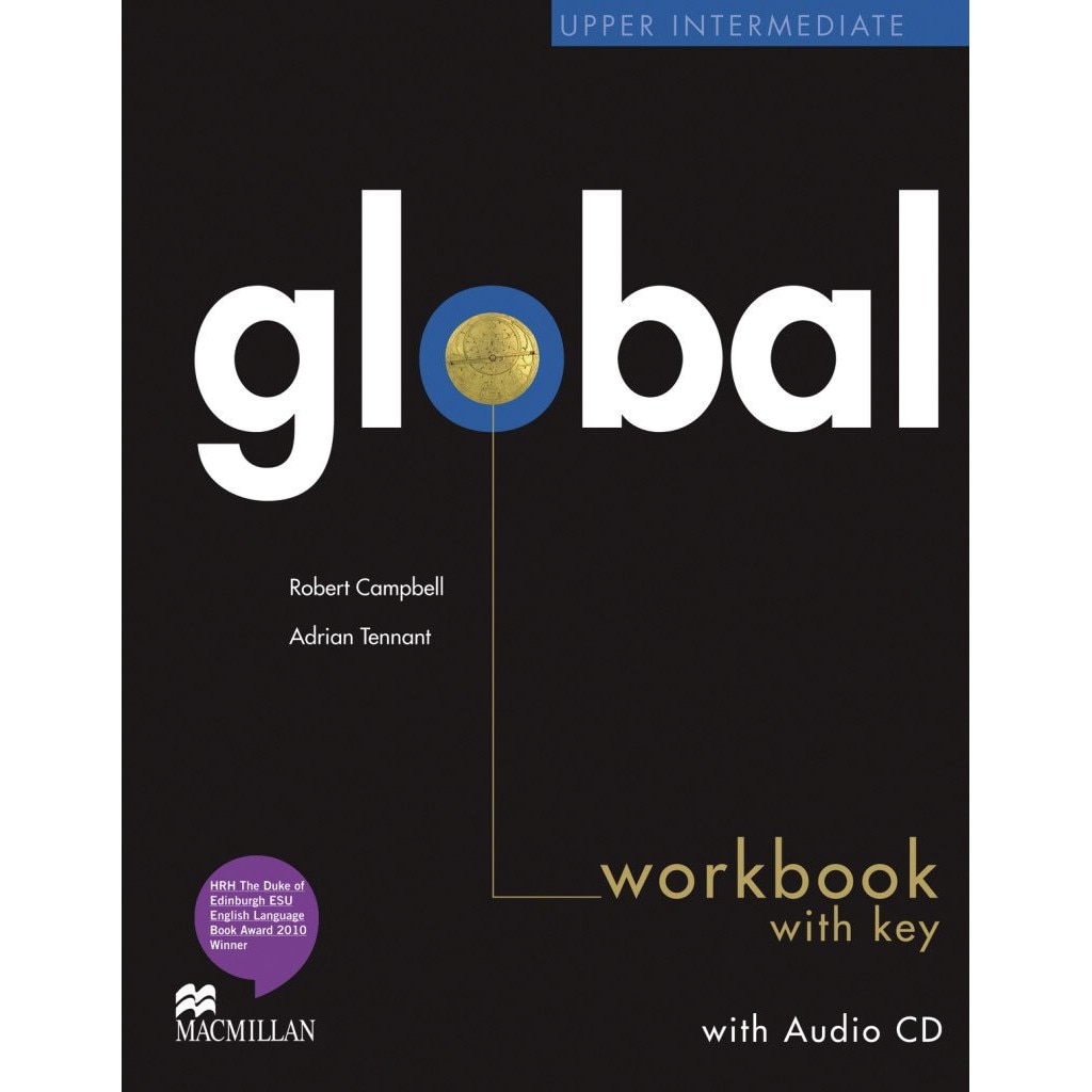 Global Upper Intermediate Workbook & CD with key Pack - Robert CampbellAdrian Tennant
