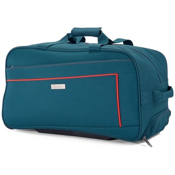 Geanta de voiaj cu role, Benzi, BZ 5519 - 51W, Turcoaz Geanta de voiaj cu role, Benzi, BZ 5519 - 51W, Turcoaz