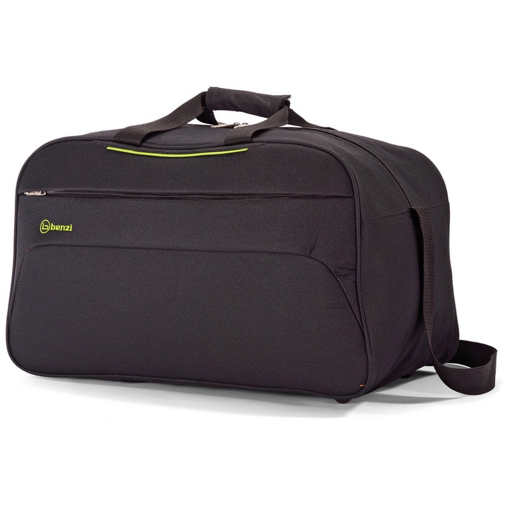 Geanta de voiaj, Benzi, BZ 5568 - 54 cm, Negru