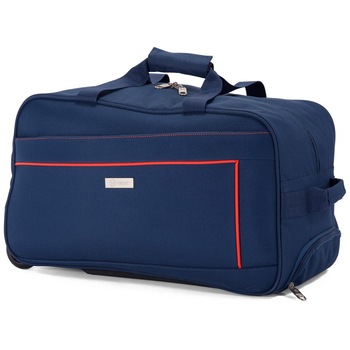 Geanta de voiaj cu role, Benzi, BZ 5519 - 51W, Bleumarin Geanta de voiaj cu role, Benzi, BZ 5519 - 51W, Bleumarin