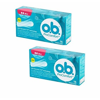 Pachet 2x Tampoane ProComfort O.B. Mini 16 buc Pachet 2x Tampoane ProComfort O.B. Mini 16 buc