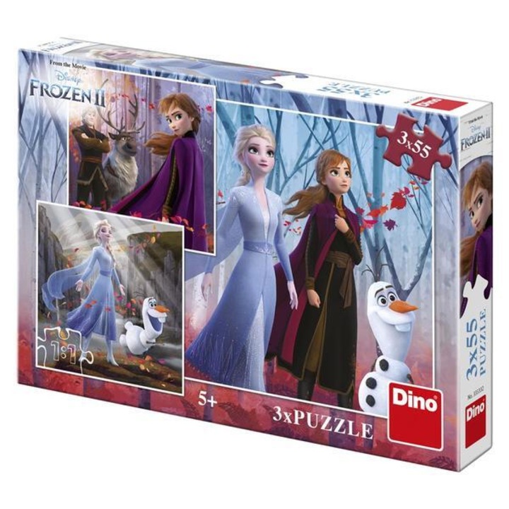 Puzzle 3 in 1 - Frozen II - 3 x 55 - eMAG.ro