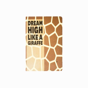 Agenda Dream High Like A Girrafe, Girafa, 21.5 x 14.5 cm, Maro Agenda Dream High Like A Girrafe, Girafa, 21.5 x 14.5 cm, Maro