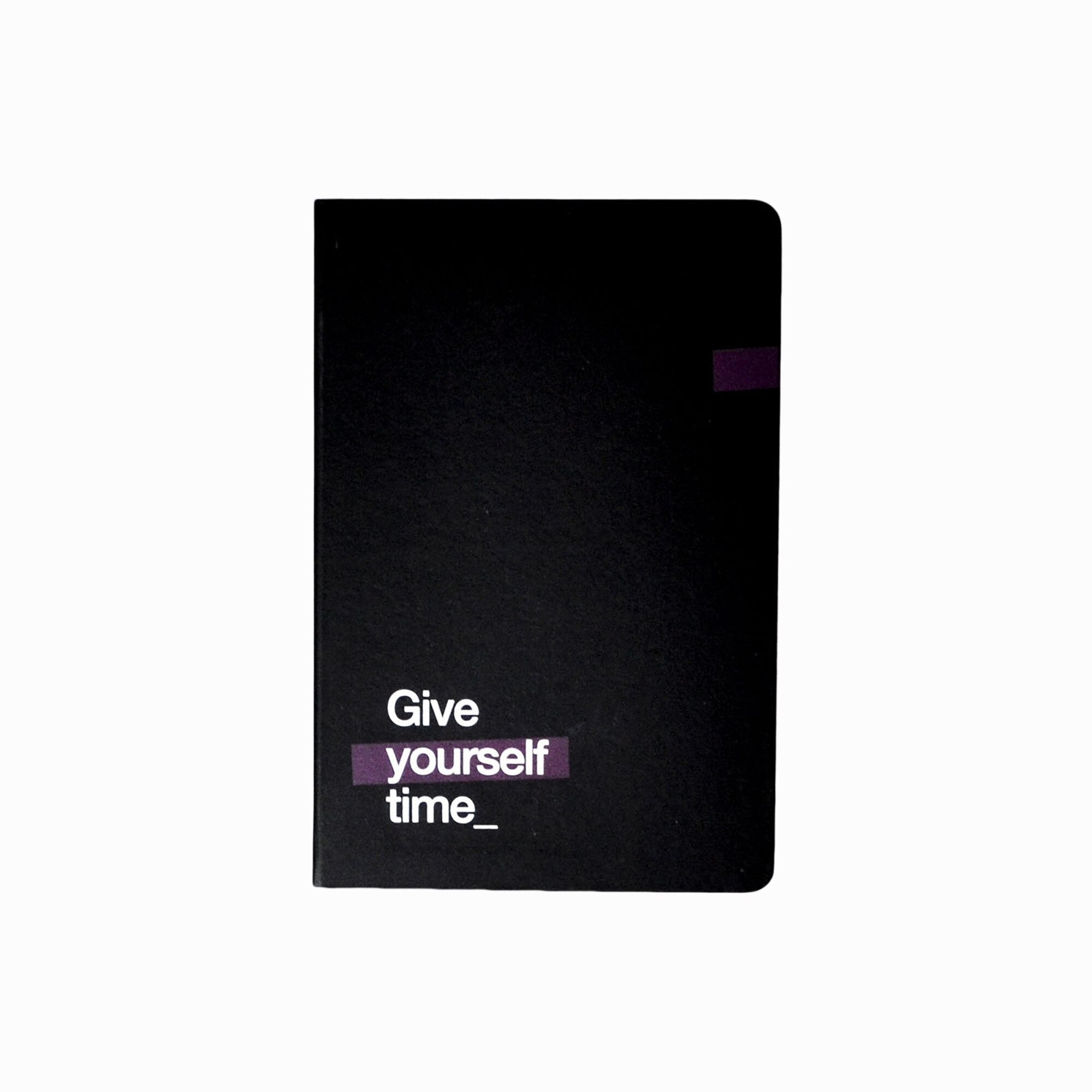 Agenda Give Yourself Time, 21.5 x 14.5 cm, Negru
