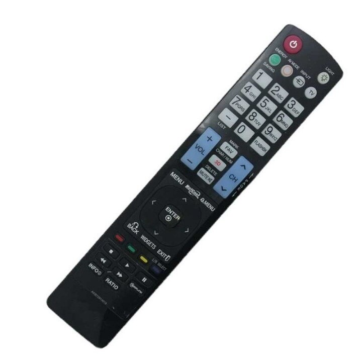 Telecomanda universala LCD, compatibila LG, model AKB73275601, distanta maxima de operare 10 m, negru