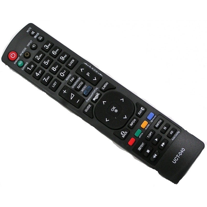 Telecomanda universala, LCD, compatibil LG, model UCT-040, distanta maxima de operare 10 m, negru