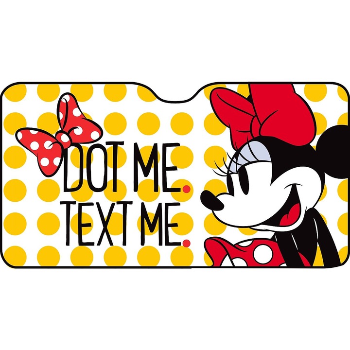 Сенник за предно стъкло Minnie Dot Me Maxi 150x80 см, Disney