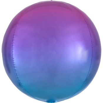 Balon folie Orbz Ombre Rosu & Albastru, 38x40cm, AMS 39845 99 Balon folie Orbz Ombre Rosu & Albastru, 38x40cm, AMS 39845 99