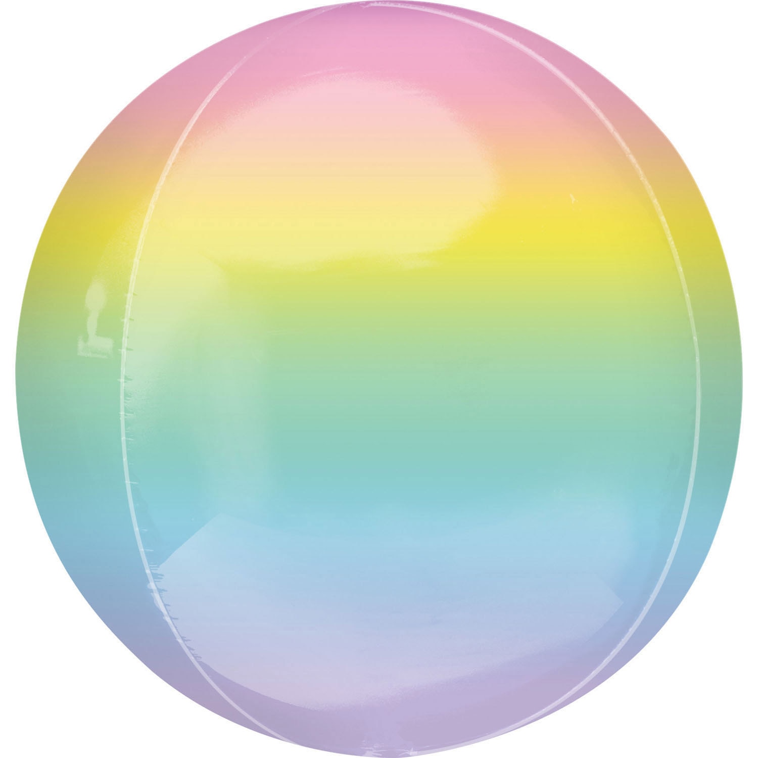 Balon folie Orbz Ombre Culori Pastel, 38x40cm, AMS 40554 01