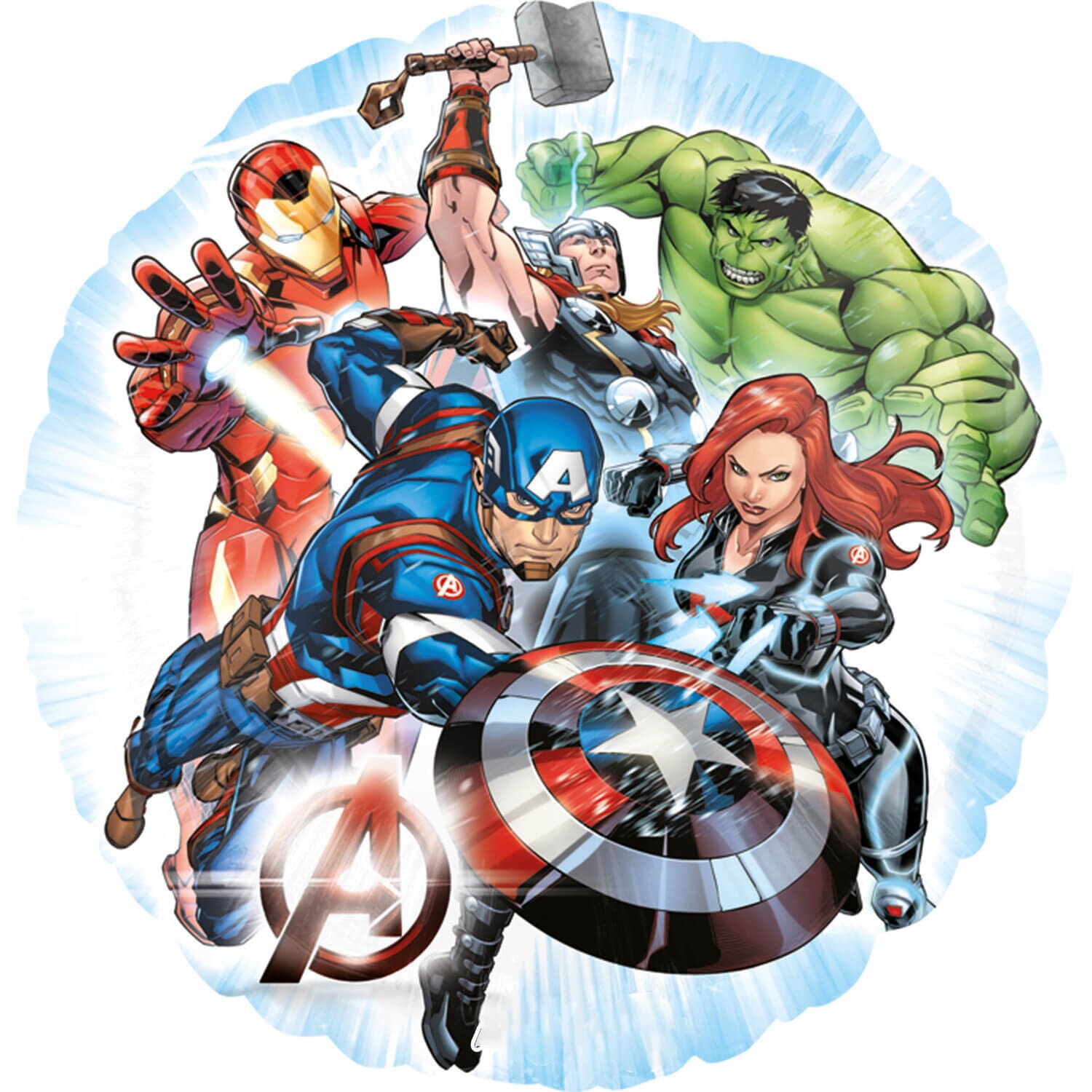 Balon Folie Avengers, 43cm, AMS 34655 01
