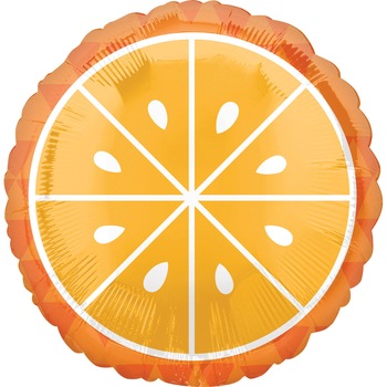 Balon Folie Portocala Tropicala, 45cm, AMS 37670 01 Balon Folie Portocala Tropicala, 45cm, AMS 37670 01