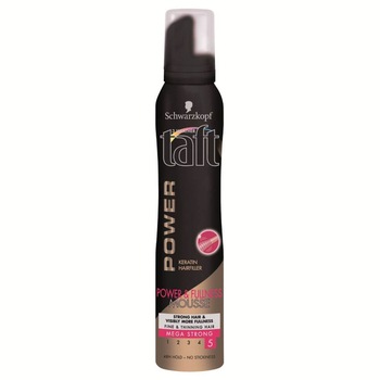 Spuma Taft Power and Fulness Mega Strong 5, 200 ml, cu Keratina Spuma Taft Power and Fulness Mega Strong 5, 200 ml, cu Keratina