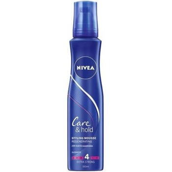 Spuma Nivea Care and Hold Extra Strong 4, 150 ml, pentru Par Deshidratat Spuma Nivea Care and Hold Extra Strong 4, 150 ml, pentru Par Deshidratat