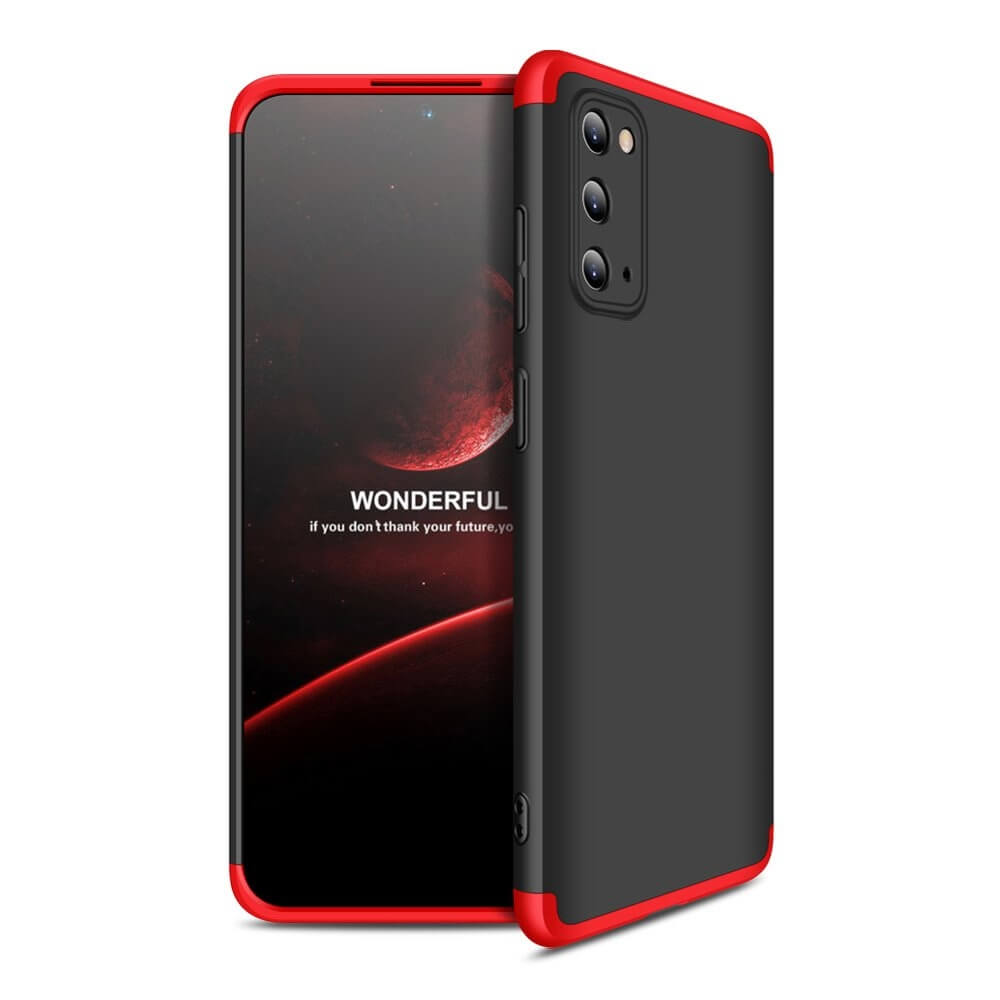 Husa Samsung S20, Protectie 360 - Fata, Spate si Laterale, GKK, Rosu