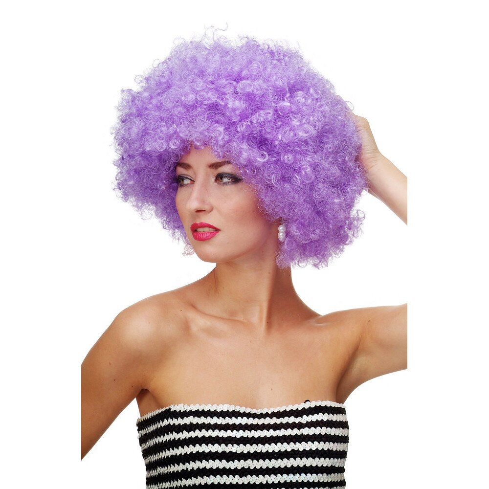 Peruca Afro Lila