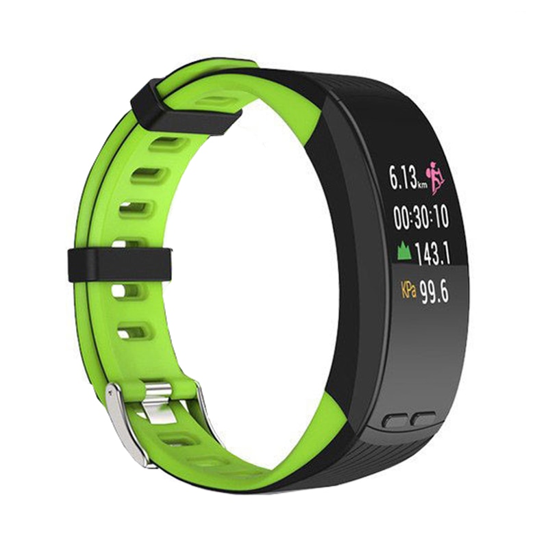 Ceas inteligent, Safako SB9010, GPS, bratara, negru-verde