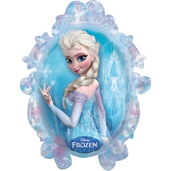 Balon Folie Figurina Oglinda Elsa Frozen, 63x78cm, AMS 28162 02 Balon Folie Figurina Oglinda Elsa Frozen, 63x78cm, AMS 28162 02