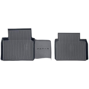 Covorase cauciuc stil cuva cu muchii ridicate pentru Ford Focus 2018, spate, negru Covorase cauciuc stil cuva cu muchii ridicate pentru Ford Focus 2018, spate, negru