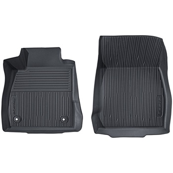 Covorase cauciuc stil cuva cu muchii ridicate pentru Ford Fiesta 2017, fata, negru Covorase cauciuc stil cuva cu muchii ridicate pentru Ford Fiesta 2017, fata, negru