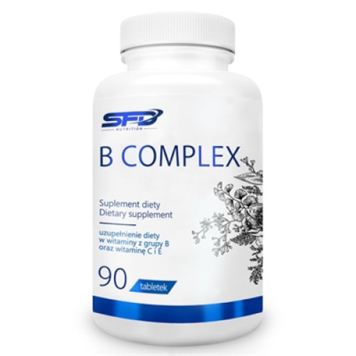 Хранителна добавка, Витамин B Complex, B Complex - 90 таблетки (90 дози)