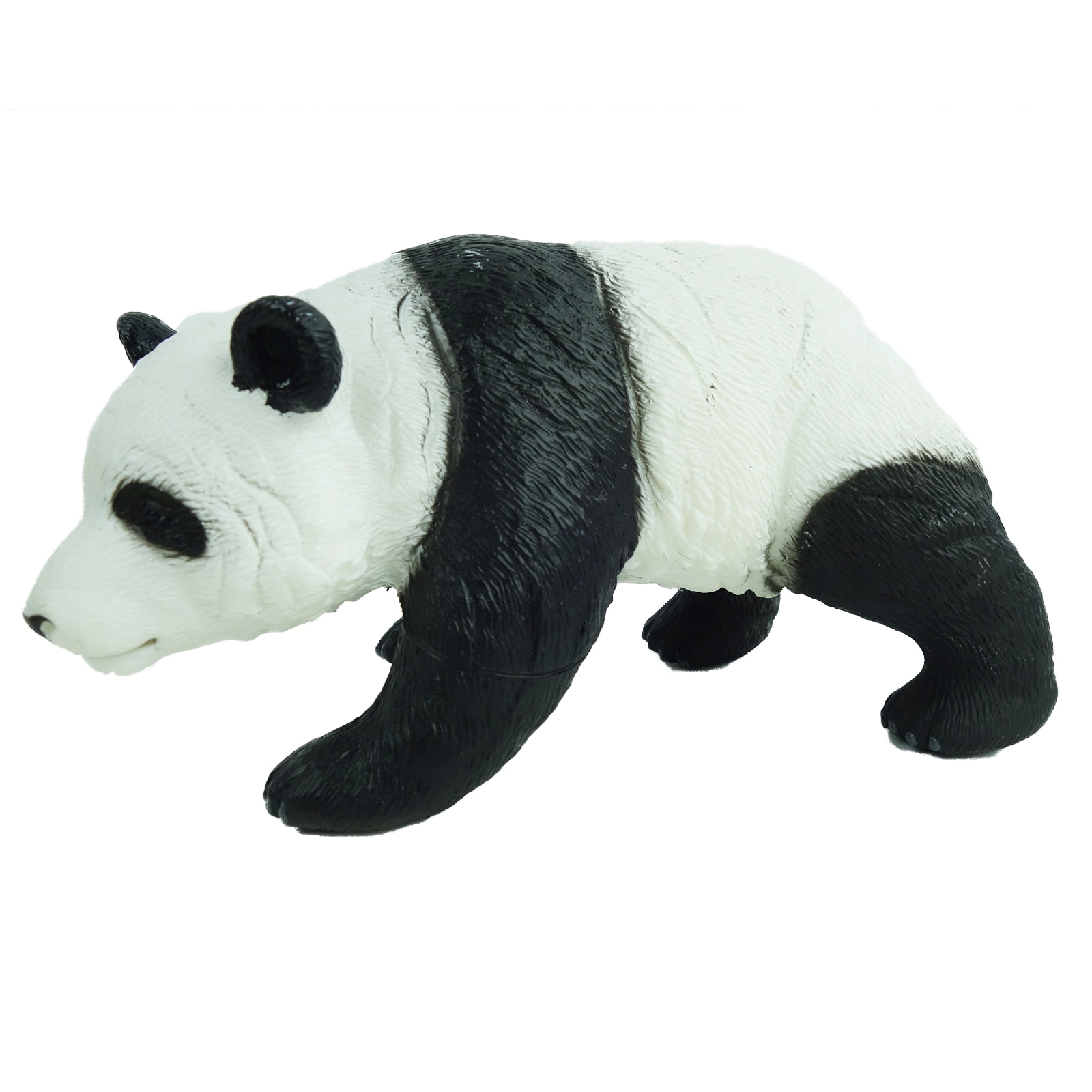 Figurina in forma de urs panda, de jucarie, din material elastic, 23 cm