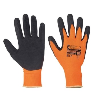 Manusi de protectie fara cusaturi Cerva Palawan Orange, cu strat de latex, marimea L Manusi de protectie fara cusaturi Cerva Palawan Orange, cu strat de latex, marimea L
