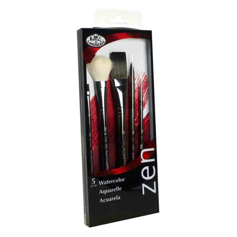Set 5 pensule acuarela seria Zen™ RZEN-SET831