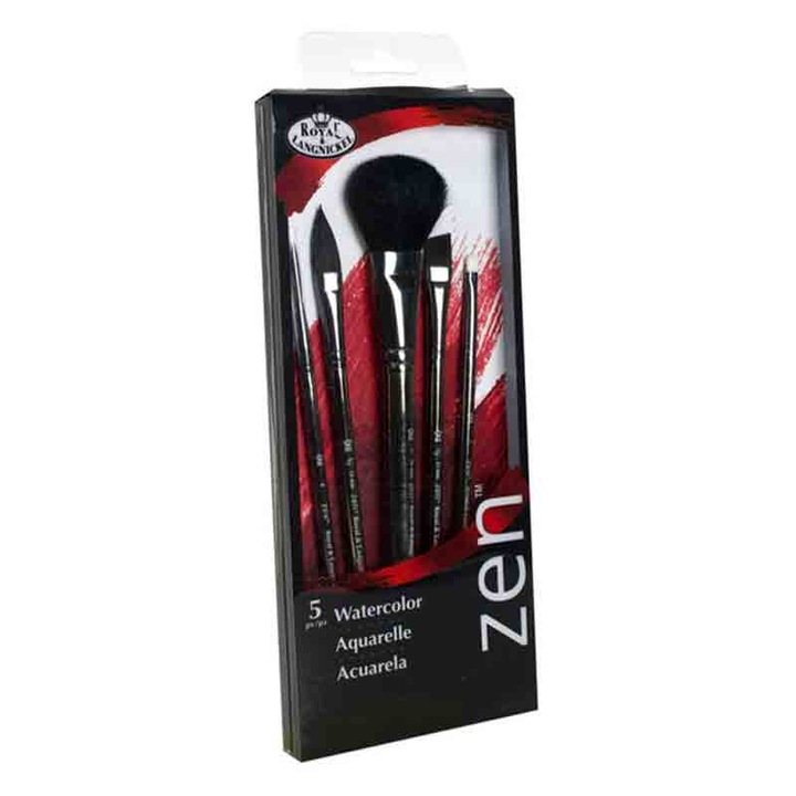 Set 5 pensule acuarela seria Zen™ RZEN-SET833