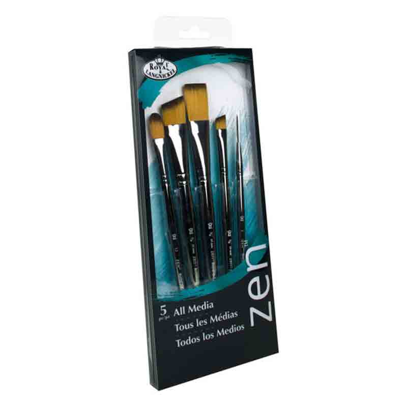 Set 5 pensule fir sintetic Stroke seria Zen™ RZEN-SET733