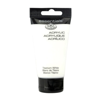 Vopsea acrilica, Royal Langnickel, Alb de titan, 75ml Vopsea acrilica, Royal Langnickel, Alb de titan, 75ml