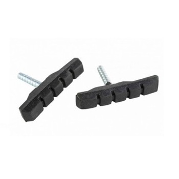 Set compus din 2 saboti de frana pentru bicicleta , de culoare neagra Set compus din 2 saboti de frana pentru bicicleta , de culoare neagra