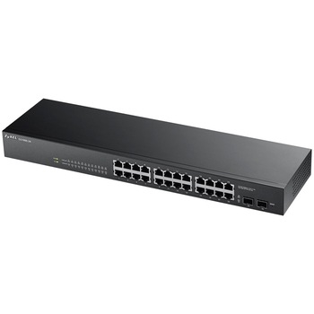 Switch ZyXEL GS1900-24 24-Port Gigabit Ethernet 2-Port SFP Smart Managed Uplink Switch ZyXEL GS1900-24 24-Port Gigabit Ethernet 2-Port SFP Smart Managed Uplink