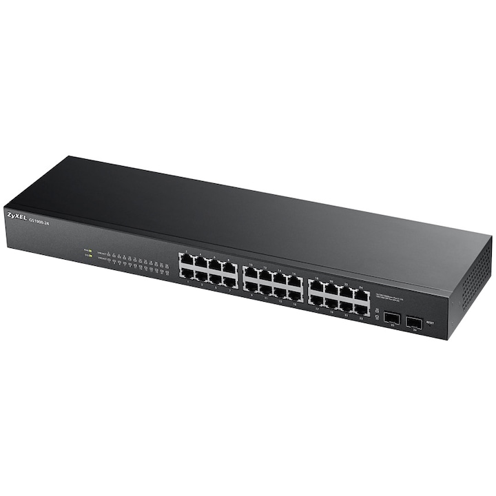 Switch ZyXEL GS1900-24 24-Port Gigabit Ethernet 2-Port SFP Smart Managed Uplink