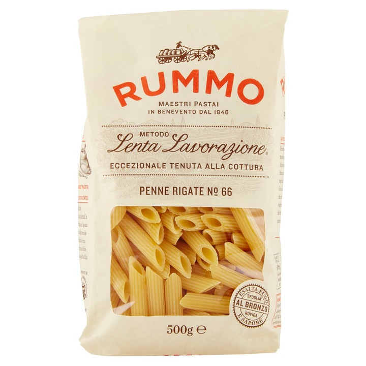 Paste Rummo Penne Rigate nr.66, 500 g