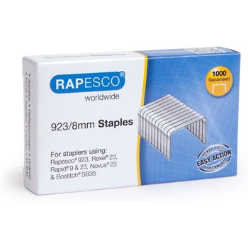 Capse Rapesco 923/8 galvanizate, 1000 buc/cut Capse Rapesco 923/8 galvanizate, 1000 buc/cut