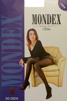 Dres dama Mondex, 30 Den, model 5, 2-S, Gri Dres dama Mondex, 30 Den, model 5, 2-S, Gri