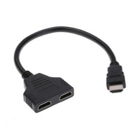 splitter hdmi cu 2 iesiri elsales els-spl2  rezolutie full hd  cablu 20 cm  negru imagen 55_0_
0