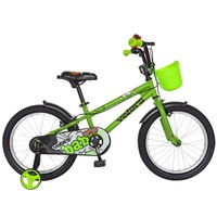 bicicleta 18quot go kart cu pedale pentru copii cu varsta intre 5-8 ani roti ajutatoare aparatoare cosulet pentru jucariiculoare verde imagen 8_0_
0