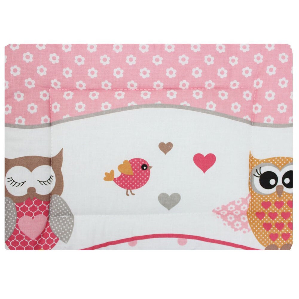 Perna slim, Bufnite mari, roz, 37x28cm