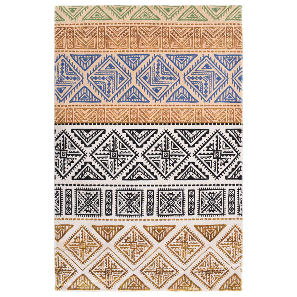 Covor cu imprimeu clasic, vidaXL, Poliester, 160 x 230 cm, 1 cm, 1750 g/m², Multicolor