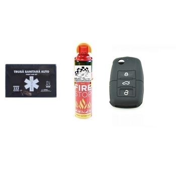 Kit siguranta rutiera Motor Starter™ 5 ani valabilitate, Trusa medicala auto prim ajutor + Stingator auto tip spray 1000 ml, husa silicon cauciuc compatibil Volkswagen/Skoda/Audi Kit siguranta rutiera Motor Starter™ 5 ani valabilitate, Trusa medicala auto prim ajutor + Stingator auto tip spray 1000 ml, husa silicon cauciuc compatibil Volkswagen/Skoda/Audi
